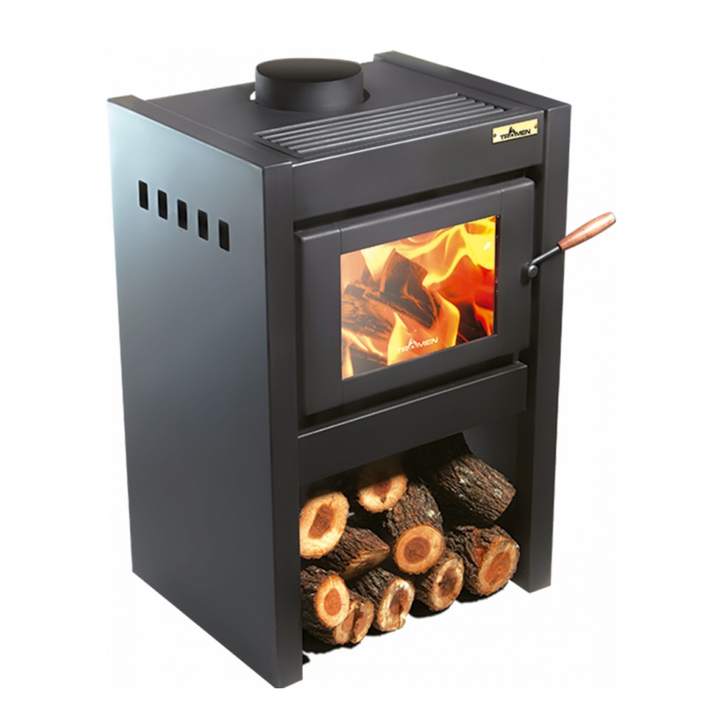 Calefactor A Leña Tromen Pehuen 13000 Kcal 55.8 X 79.6 X 45 Cm