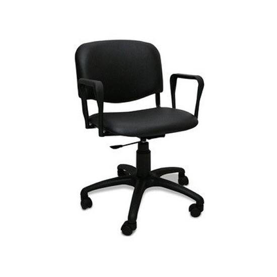 Silla Oficina Portantino Ap60 Gas C/Apoya 701 Tela  Montpellier Negro