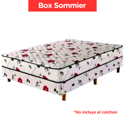 Box Sommier Cannon Soar 140x190x21 Ri140 (sin Colchon)