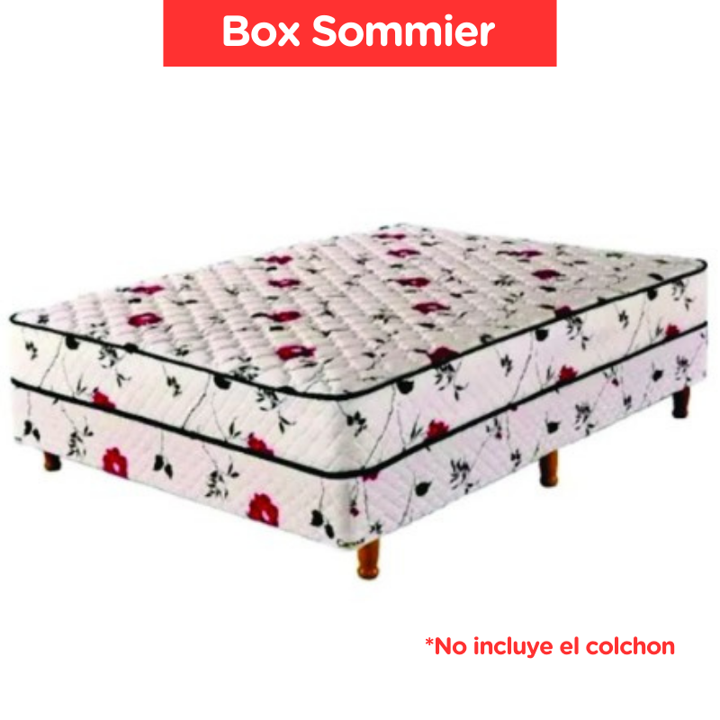 Box Sommier Cannon Soñar 140X190X21 Ri140 (Sin Colchon)