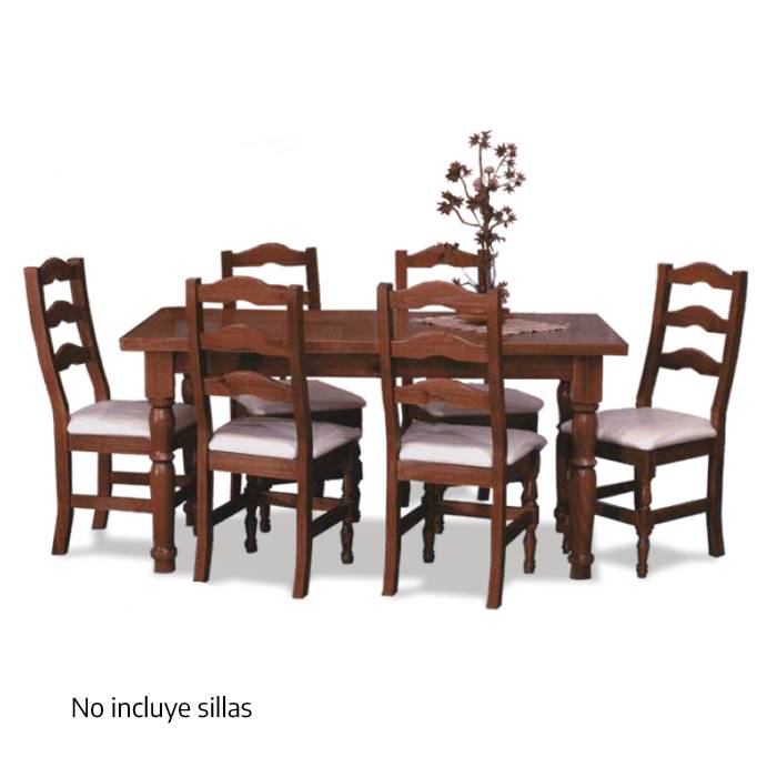 Mesa De Madera Barulich Color Cedro