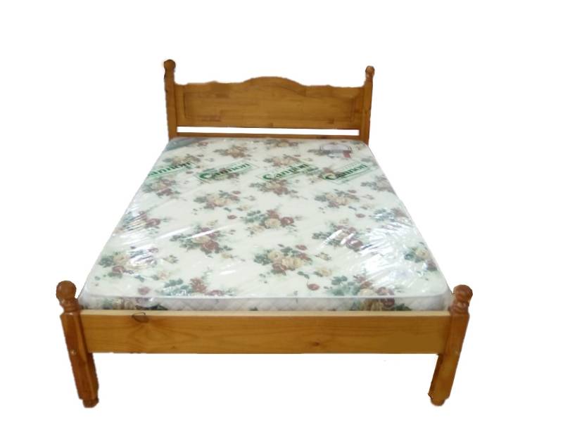 Cama De Madera Barulich Colonial