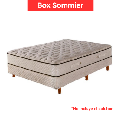 Box Sommier Cannon Sublime Pillow Top 140x190x21 (sin Colchon)