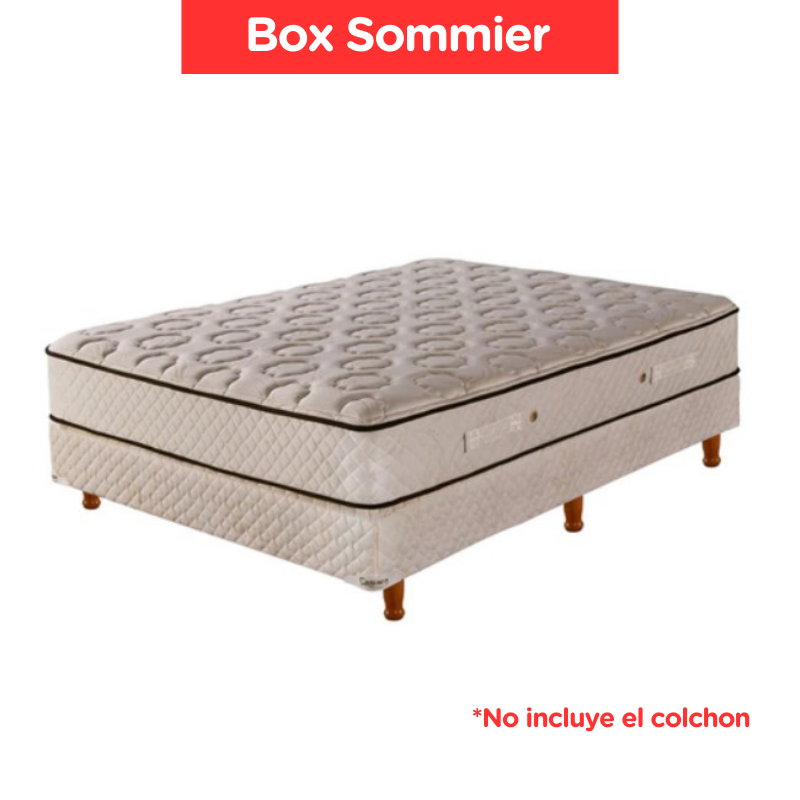 Box Sommier Cannon Sublime Pillow Top 140X190X21 (Sin Colchon)