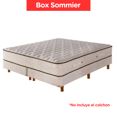Box Sommier Cannon Sublime Pillow Top 100x200x21 Ri100 (sin Colchon)