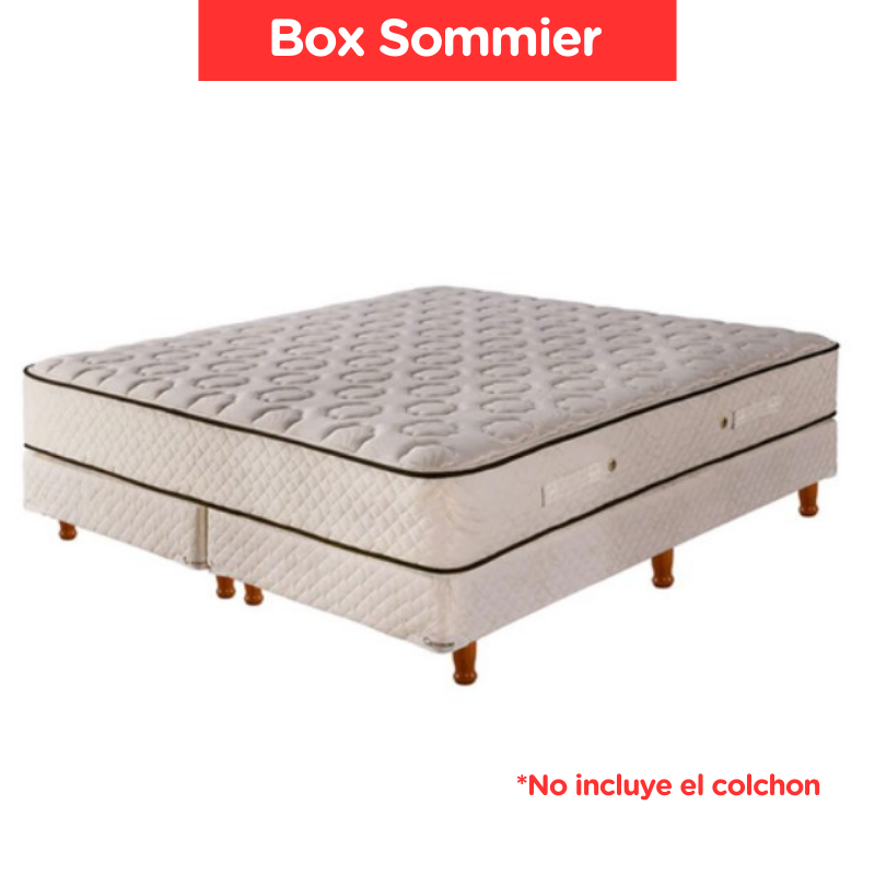 Box Sommier Cannon Sublime Pillow Top 80X200X21  Ri80 (Sin Colchon)