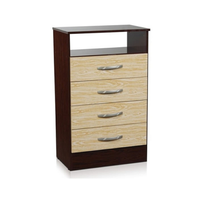 Chiffonier Ricchezze 4 Caj Tabaco/Maple