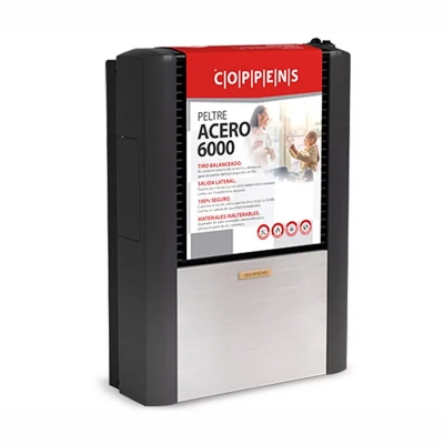 Calefactor Coppens 6000 Tn Izquierda Peltre Acero