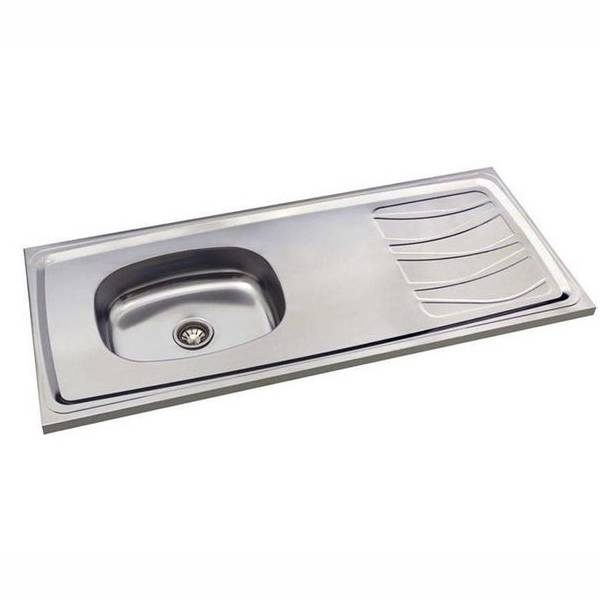 Mesada Ricchezze Arco Bacha A/Inox 1.20 Reversible