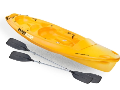 Kayak Rocker Warrior 415x090 Doble + 2 Remos