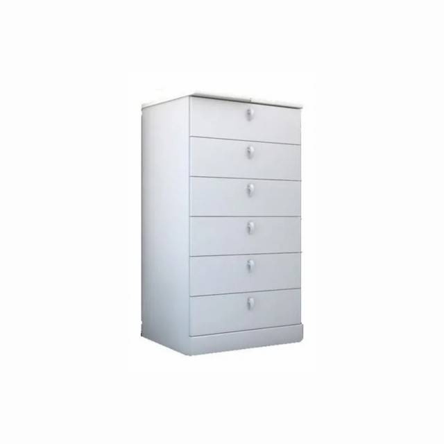 Chiffonier Ricchezze 6 Caj Laurina Blanco/Amarillo