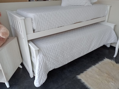 Cama Mobilia Nido Alta S/Carro 1701 C/Blanco