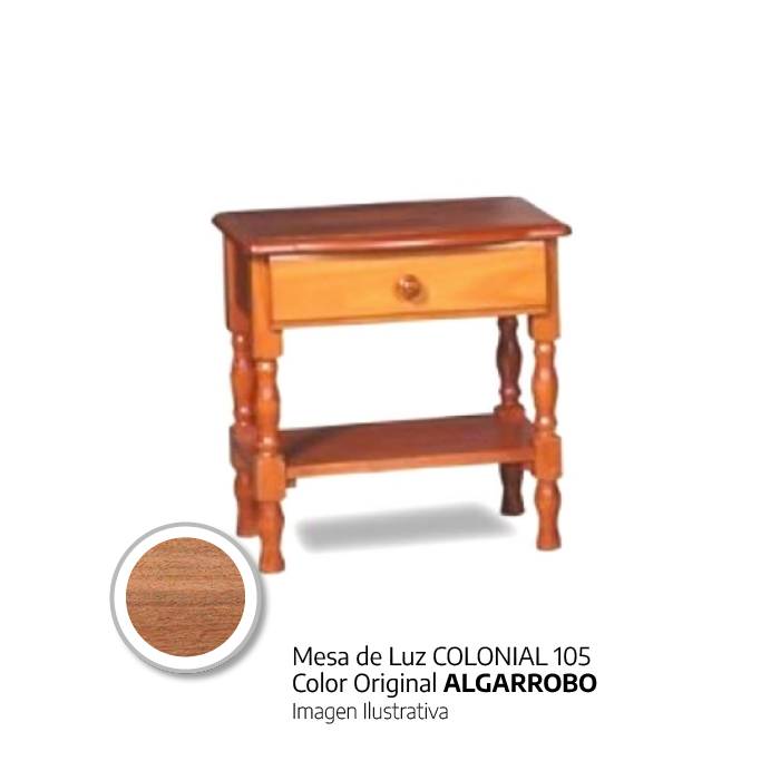 Mesa Luz Barulich Colonial 105 Algarrobo