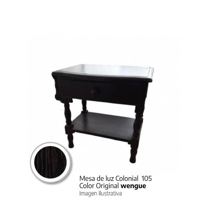 Mesa Luz Barulich Colonial 105 Wengue