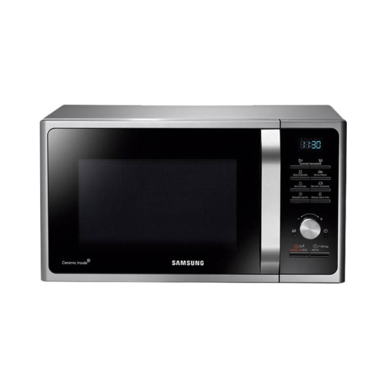 Microonda Samsung Mg23F3K3Tas- 23Lts Silver Digital 800W