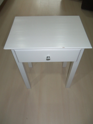Mesa Luz Mobilia Reñaca 1534 1 Cajon C/Blanco