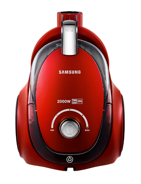 Aspirad Samsung Vc20 Roja Red Flame 2000W Sin Bolsa/Variador De Potencia