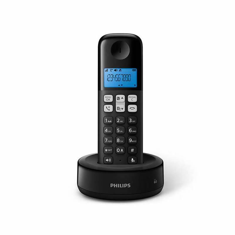 Telefono Philips D1311B/77 Inalam Pant 4.1/Manos Libres/Identificador De Llamadas