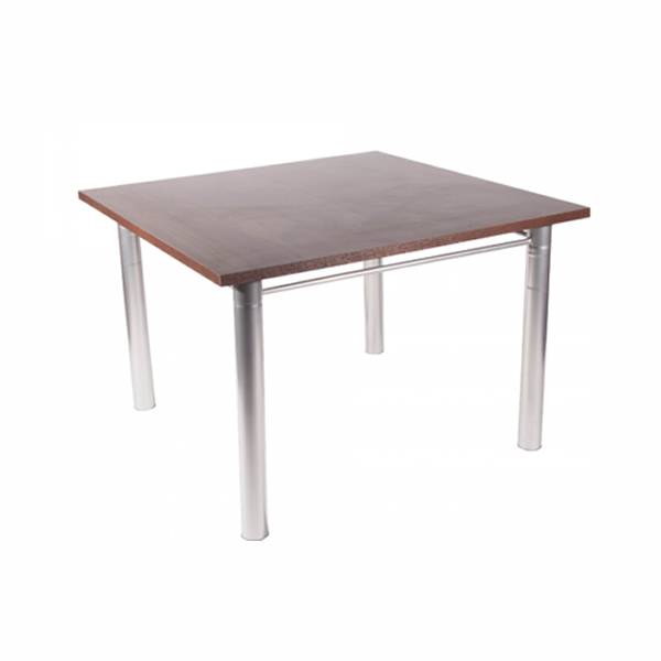 Mesa Caño Silcar 1.50 X 0.80 Ptas 3  Mod.m4 - Caño Aluminio - Tapa Cedro