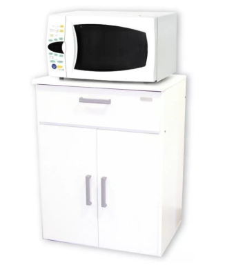 Mueble Platinum 3045  P/Microondas 2 Ptas 1 Cajon  Blanco