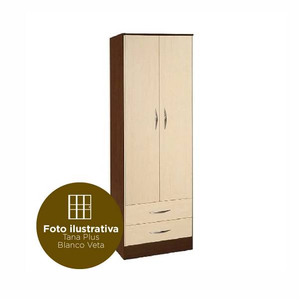 Placard Ricchezze 182X058X047 2P 2C Tana Plus Blanco Veta