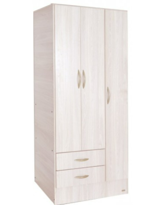 Placard Platinum 185X092X048 3P 2/C 913 Gris Andino