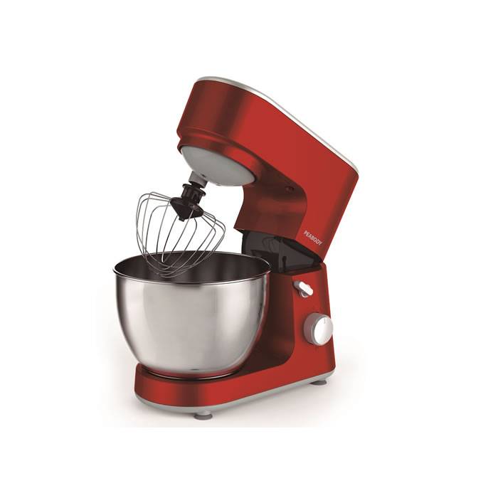 Batidora Peabody Pe-Bm101R Planetaria Veloc. Variable/Bowl 4 Lts Acero/1000W Roja