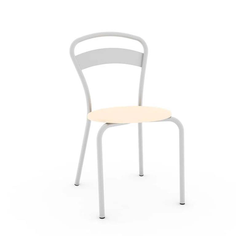 Silla Caño Dielfe Mod. Milano  Caño Pintado Gris