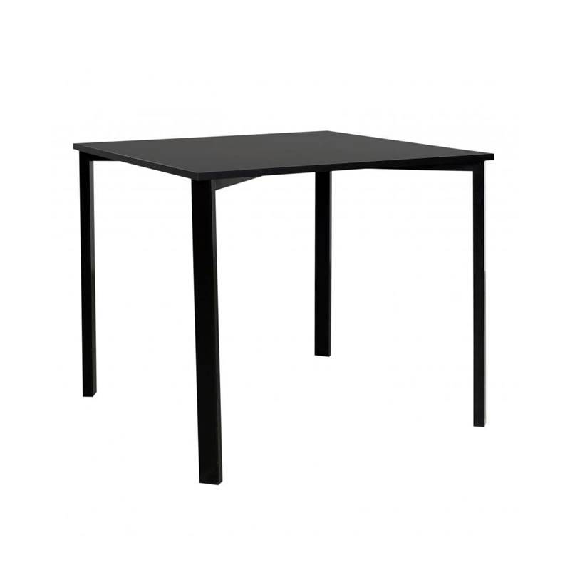 Mesa Caño Dielfe Mod. Milano 0.85 X 0.85 Caño Negro