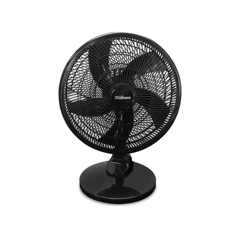 Ventilador De Mesa Liliana Vsop16 16 5 Aspas Negras 3 Vel 65W