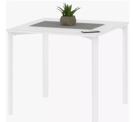 Mesa Caño Dielfe Mod. Milano 0.85 X 0.85 Caño Blanco
