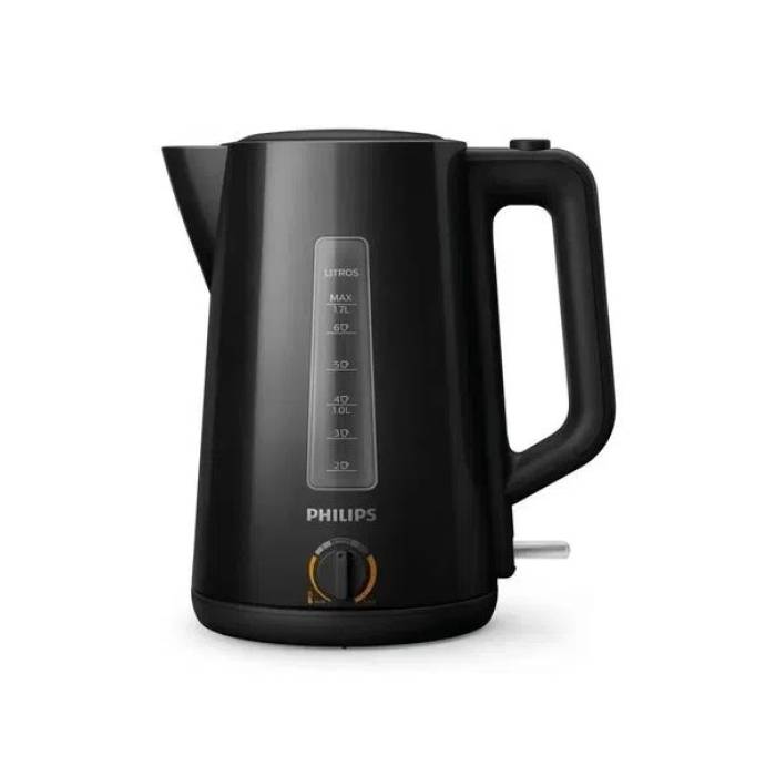 Pava Electrica Philips Hd9368/90 C/Selec Temp Para Mate 1.7 Lts 2200W Color Negro