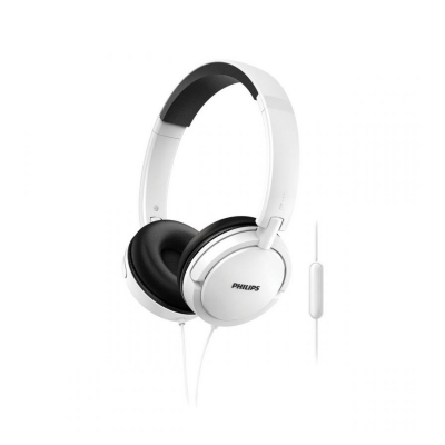 Auricular Philips Shl5005wt/00 Blanco On Ear Estilo Dj /mic Para Manos Libres/ Plegable