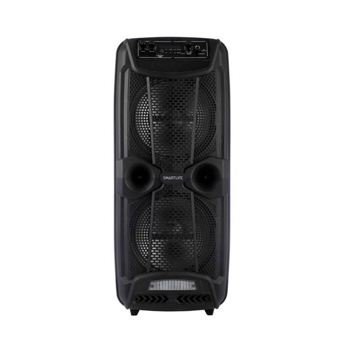 Bafle Smartlife Sl-Pb208015 Doble Woofer 8 15W Rms Bluetooth/Usb/Fm/Aux/Bat 3600Mah