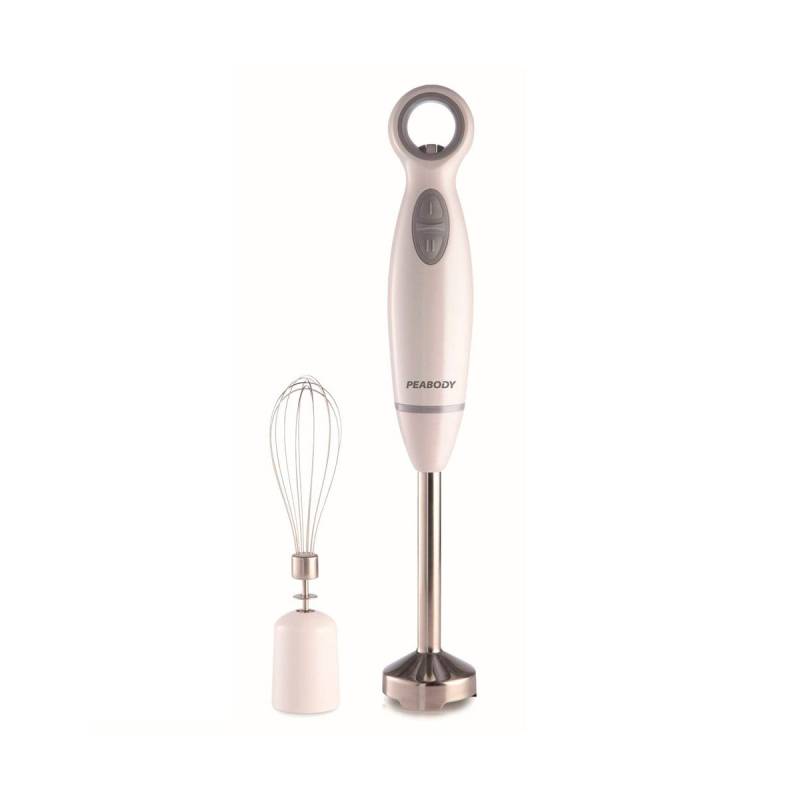 Mixer Peabody Pe-Lm322B De Mano Color Blanco/600W/Varilla De Acero Inox/Acc Batidor/Veloc Variable