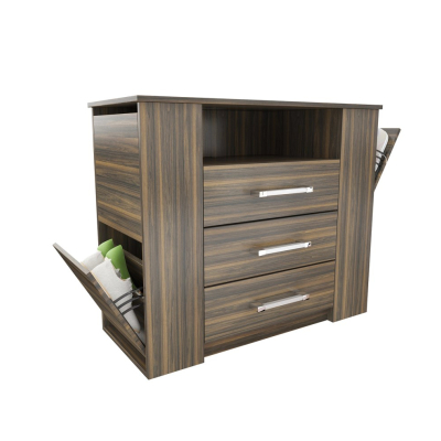 Comoda Delos Dl261 Rt Roble/Ter/Negro