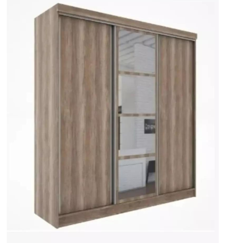 Placard Delos Mod. 463  3 Puertas/ Corred. 3 Caj Color Rng Roble/Neb/Gris