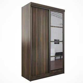Placard Delos Mod. 462  218X134X58 2 Puertas/3 Caj C/4 Espejos Color Rng Roble/Neb/Gris
