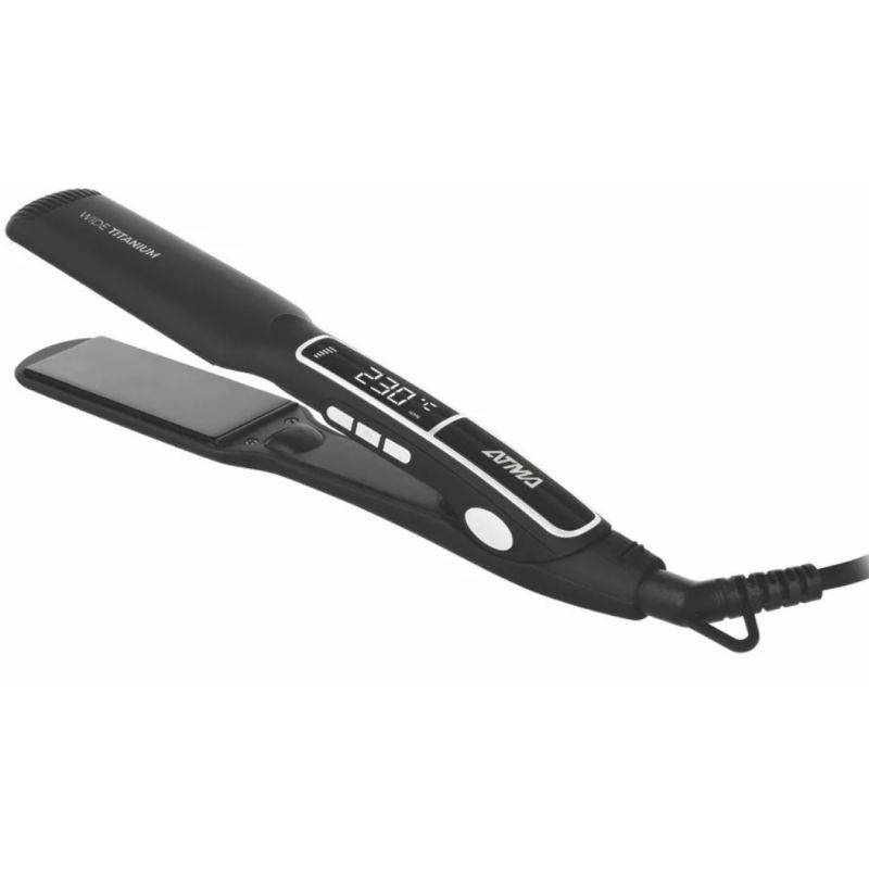Plancha Cabello Atma Pl8862Np 230°C/Placas De Titanium/Selector Digital De Temperat