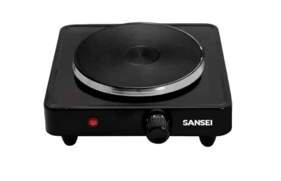 Anafe Electrico 1H Sansei Ansn1Cbn/1000W/Regulador De Temp.