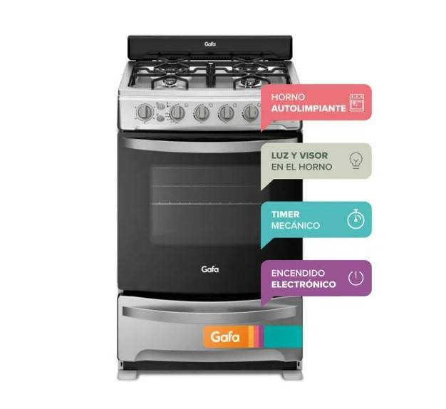 Cocina Gafa Cgx56 4H Inox