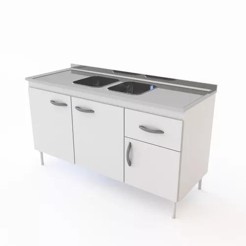 Bajo Mes Delos 140 Dl604 3 Ptas/1Caj Blanco/Wenghe Brt