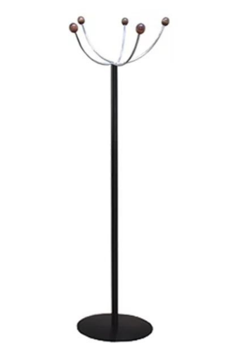 Perchero Portantino  Gala Negro Cromo/Madera