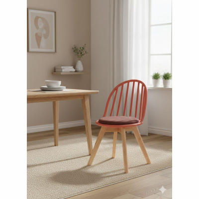 Silla Mad Barulich Mod. Poison C/Rojo