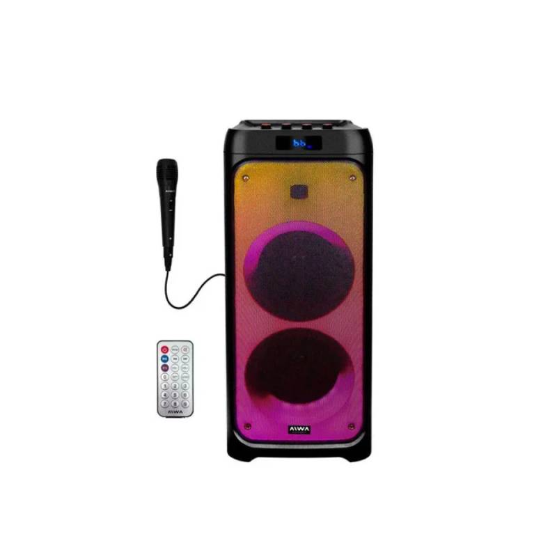 Bafle Aiwa Aw-T806F-Pb 6.5 X2 Twiter 1X1 8000W Pmpo Bluetooth/Bat 3600 Mah/Tws