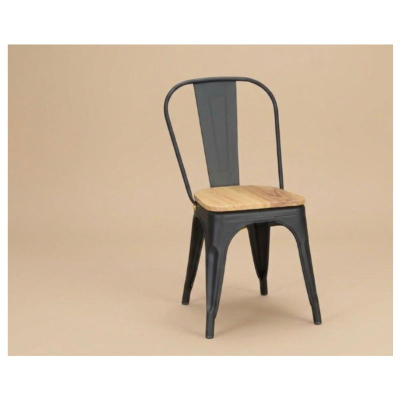 Silla Barulich Mod. Tolix C/ Chapa Negra