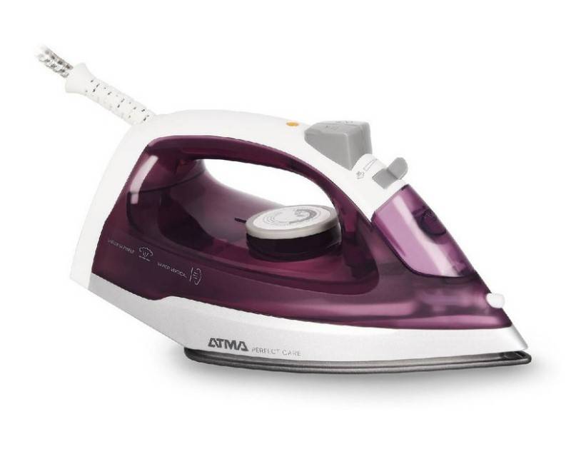 Plancha Atma Pav2477Pi Vapor Suela Antiadherente 1100W Vapor Vertical