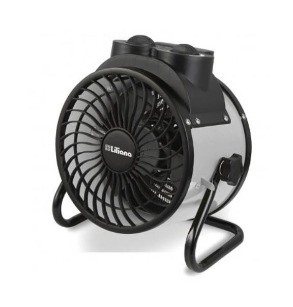 Caloventor Liliana Cfi700G Heatcyclone 1200/2400Wats Cabezal Reclinable Color Gris
