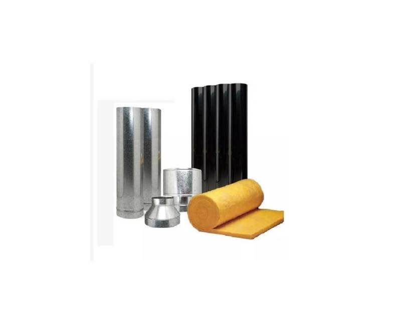 Calefactor A Leña Kit Para Salida De Calorama Leña