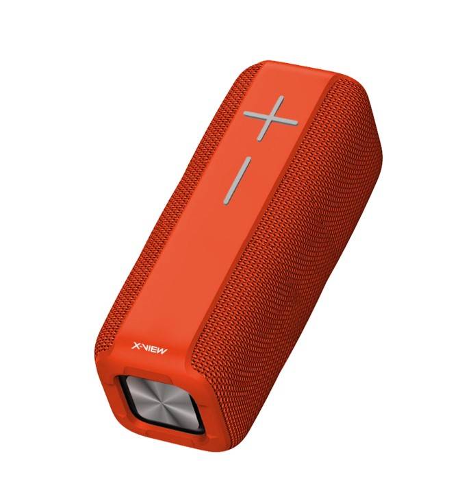 Parlante Portatil X-View Blast X2 Naranja Bluetooth/Bat Recarg/5W*2/Func Tws/Ipx5